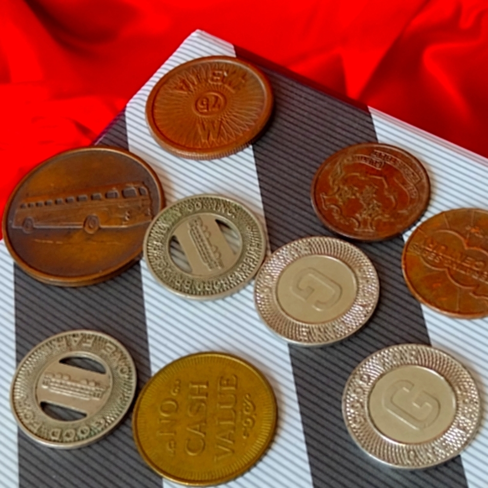 Exonumia, A Collection of Different Tokens